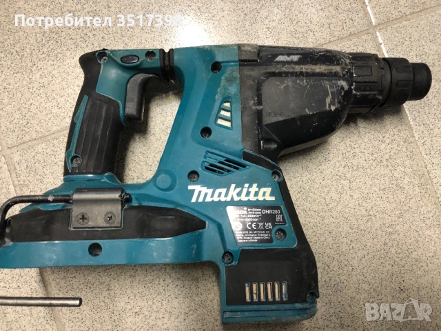 Перфоратор Makita 18+18=36V, снимка 3 - Други инструменти - 53956845