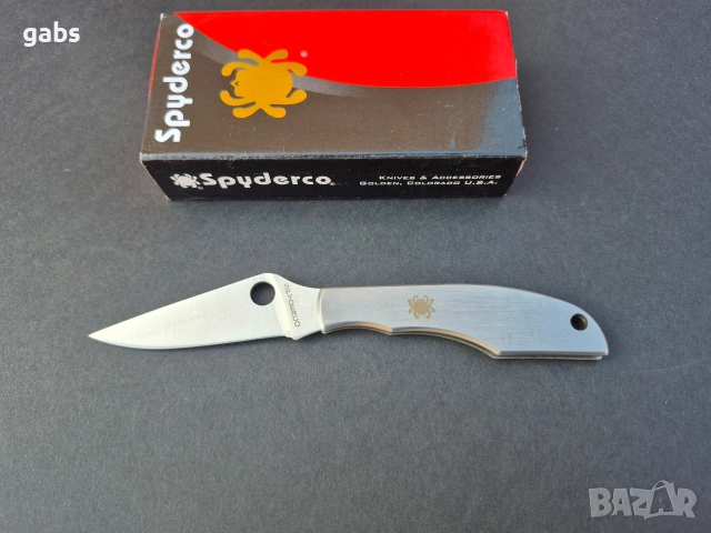 Сгъваем джобен нож Spyderco Grasshopper C138, снимка 3 - Ножове - 52851422