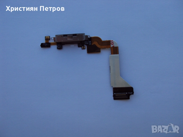 Лентов кабел + захранване + микрофон + iPhone 4, снимка 3 - Резервни части за телефони - 52126045