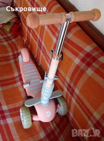 Триколесна детска тротинетка с LED светлини Scooter Makani, снимка 3 - Скутери и тротинетки - 53700746