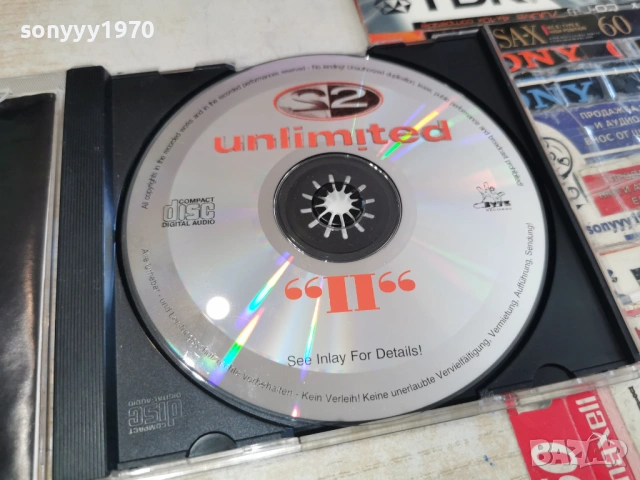 2 UNLIMITED ORIGINAL CD 2502261519, снимка 2 - CD дискове - 53619383