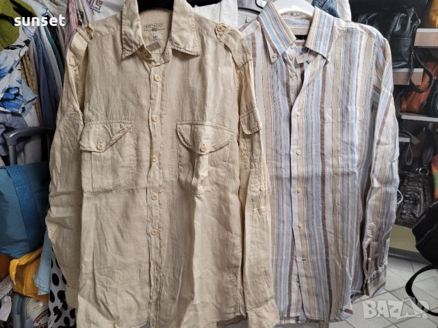ЛЕНЕНИ мъжки ризи Tommy Hilfiger+..- различни размери и модели, снимка 9 - Ризи - 46446523