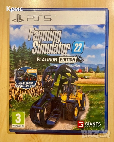 Игра За PS5 Farming Simulator 22 Platinum Edition