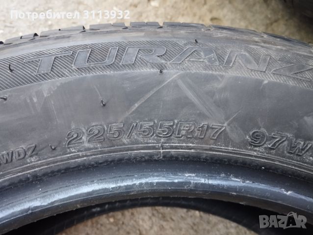 Гуми BRIDGESTONE 225 55 R17, снимка 3 - Гуми и джанти - 45368421