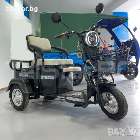 Електрическа триколка TS-750++ CARGO 60V 2000W Нов модел 2025 със задно предаване с диференциал и ал, снимка 2 - Мотоциклети и мототехника - 52407266