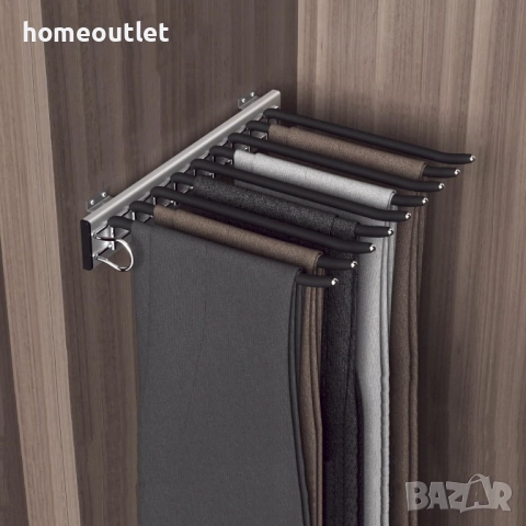 ПРОМОЦИЯ Закачалка / органайзер за панталони SINGLE SIDE SHEST TROUSERS RACK 944-KJ-Y