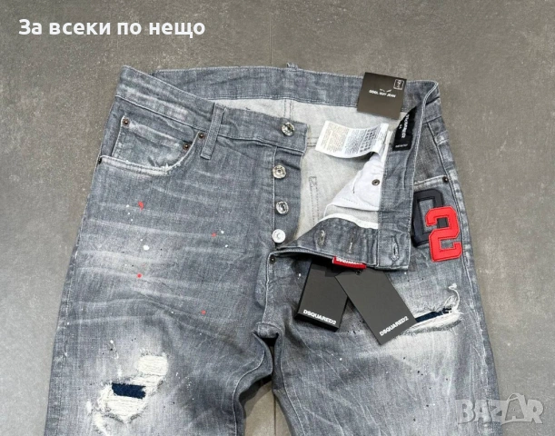 DSQUARED2 Мъжки Дънки С Накъсан Ефект Код Mens P.219, снимка 3 - Дънки - 53921965