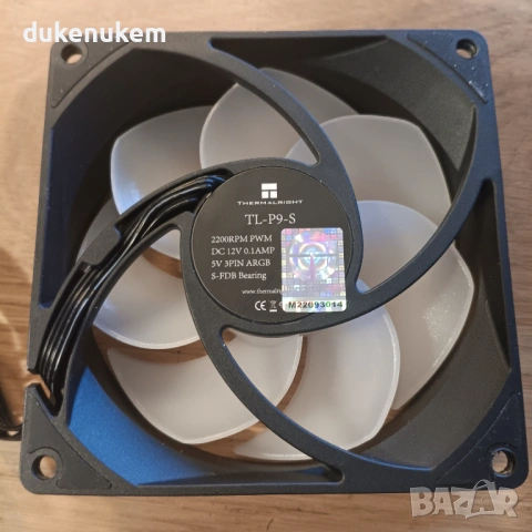 ARGB вентилатор TL-P9-S 92 mm – PWM, тих, 2200 RPM, снимка 9 - Други - 53256825