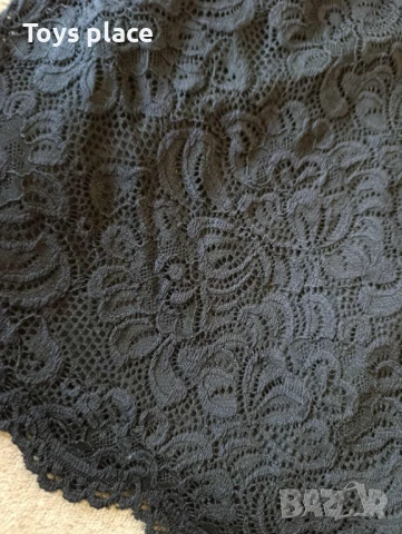 S/M Нова Маркова рокля Only, черна дантелена рокля, официална рокля за повод, снимка 11 - Рокли - 50725274