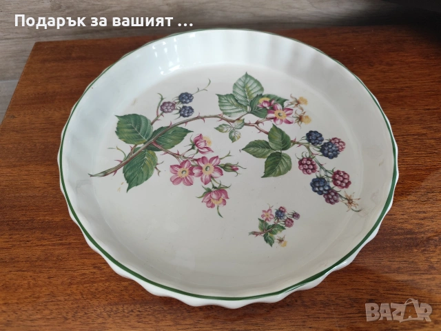 Керамична тава за пай, снимка 2 - Съдове за готвене - 53932899