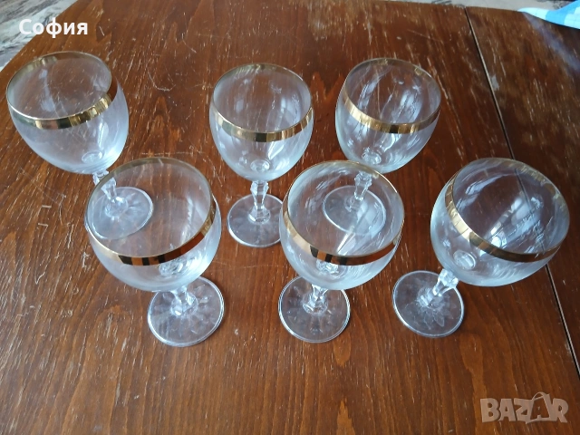 чаши стъклени за вино, снимка 2 - Чаши - 53980870