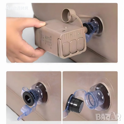 надуваем разтегателен диван , снимка 7 - Дивани и мека мебел - 53066542