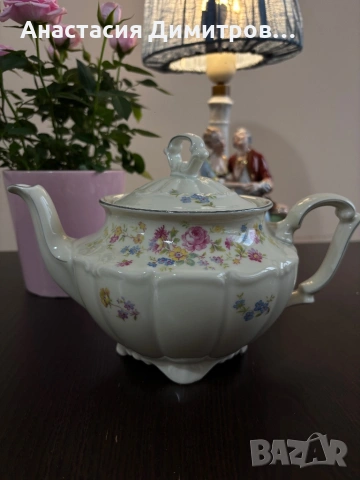 Чайник Carl Tielsch Altwasser, снимка 2 - Антикварни и старинни предмети - 53477537