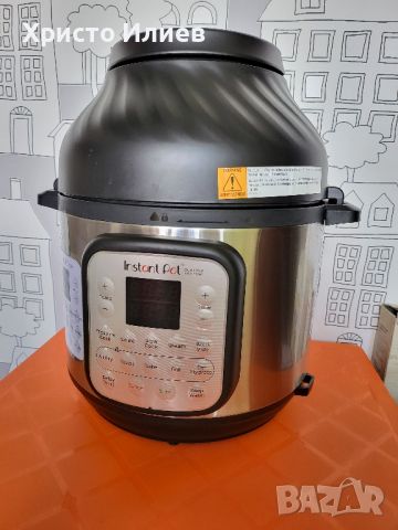 Instant Pot Duo Crisp - Мултикукър + Еър Фрайер 11 в 1 5,7 литра, снимка 7 - Мултикукъри - 45727592