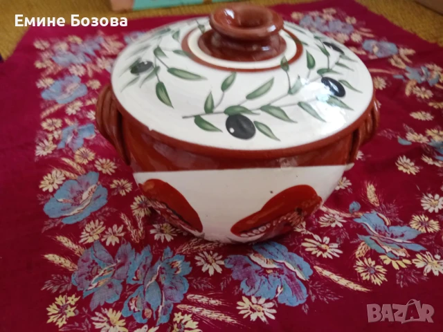 ГЮВЕЧ КЕРАМИЧЕН  ,и за декорация, снимка 5 - Други стоки за дома - 50728092