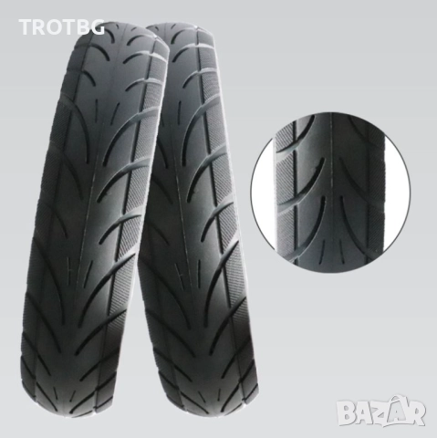 Плътна гума 10x2.125 за електрически тротинетки Ninebot F20 / F25 / F30 / F40 и Xiaomi Mi4 Lite 2nd, снимка 6 - Други спортове - 52557813