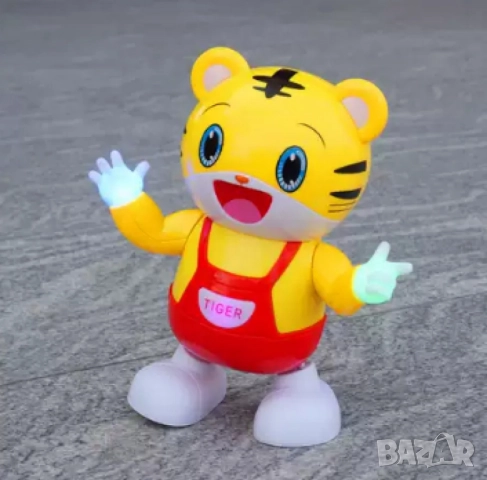Тигър танцуващ,детска занимателна играчка, снимка 3 - Плюшени играчки - 52552828