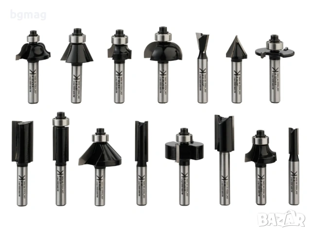 PARKSIDE PERFORMANCE-комплект фрези,вкл.2 шестостенни ключа-15 части, снимка 2 - Диамантени и режещи инструменти - 53181132