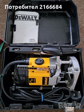 Оберфреза девалт/dewalt DW625E, снимка 3 - Други инструменти - 46233780