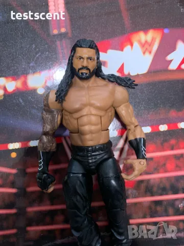 Екшън фигура WWE Roman Reigns Роман Рейнс ELITE SERIES Bloodline mattel figure елит, снимка 7 - Колекции - 49171814