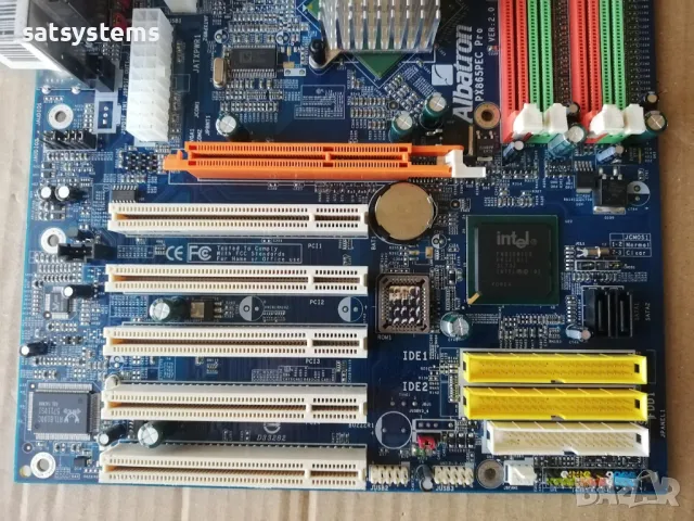 Дънна платка Albatron PX865PEC Pro R2.00 Socket 478 CPU+FAN, снимка 8 - Дънни платки - 47978775