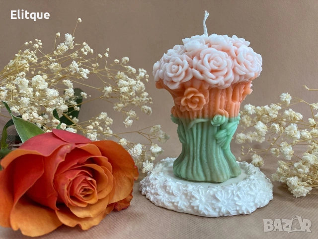 букет от сапунени рози 