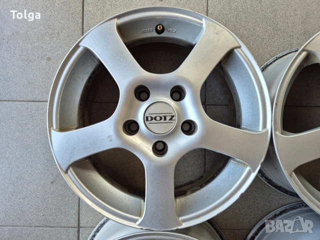 Алуминиеви джанти DOTZ 15 5x114.3, снимка 5 - Гуми и джанти - 51955562