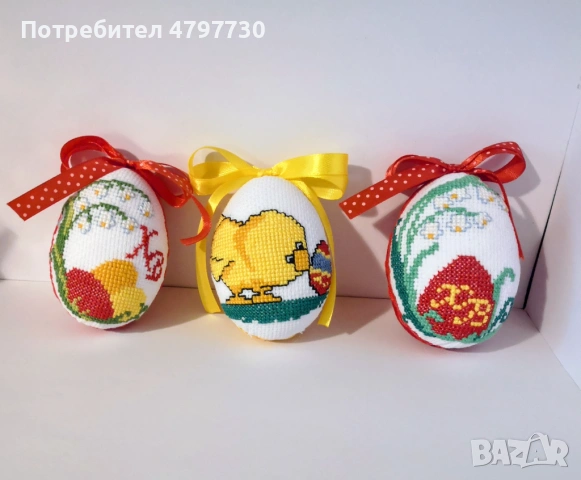 Яйца с бродерия 8 см 