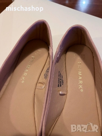 Розови балеринки Primark - 37 номер, снимка 3 - Дамски ежедневни обувки - 53650123