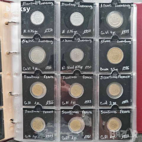 Колекция 180 бр монети в албум KaBe - Европа, Русия и др, снимка 11 - Нумизматика и бонистика - 53234440