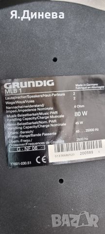 Комплект колони Grundig , снимка 5 - Тонколони - 46566137