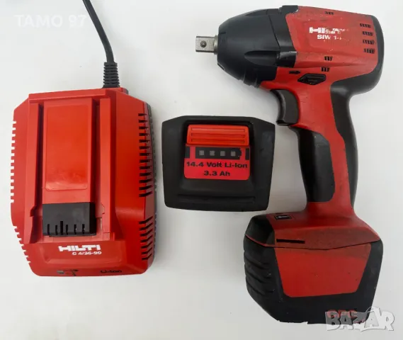 Hilti SiW 14-A - Акумулаторен гайковерт 2x14.4V 3.3Ah с индикатор, снимка 1 - Други инструменти - 47184599