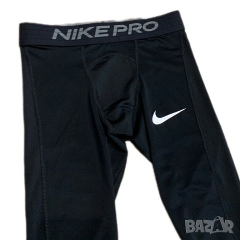 Оригинален мъжки спортен клин Nike Pro | S размер, снимка 2 - Спортни дрехи, екипи - 46475546