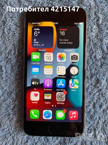 Iphone 6S,Space Grey,32GB,99%-Kапацитет на батерията-нов, снимка 12 - Apple iPhone - 54155499