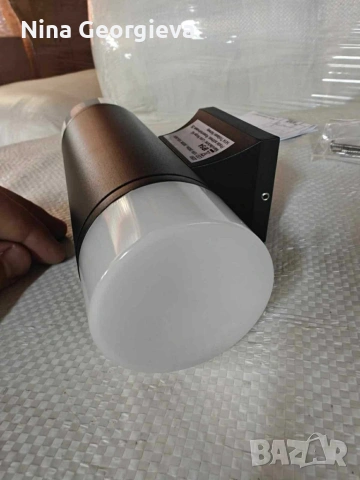 Външен LED аплик 10W, 280lm, 3000K - устойчив на влага и прах, снимка 3 - Други - 53489986