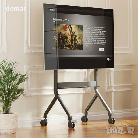 Мобилна стойката за телевизор, до 90 инча, до 68 кг, P150, снимка 6 - Стойки, 3D очила, аксесоари - 53391075