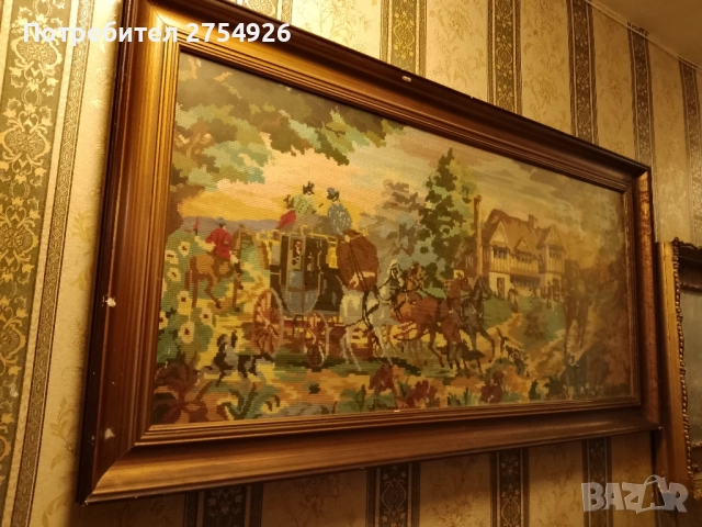 2 големи френски гоблена , снимка 2 - Гоблени - 52578666