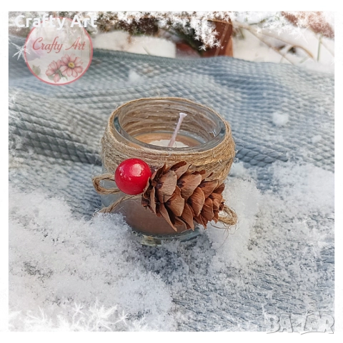 Коледни ароматни свещички, снимка 3 - Други - 52075570