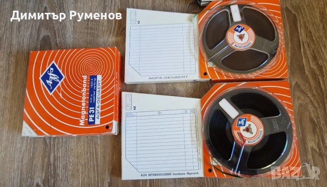 Ролки за магнетофон Sony Agfa 18см със записи, снимка 12 - Декове - 52388028