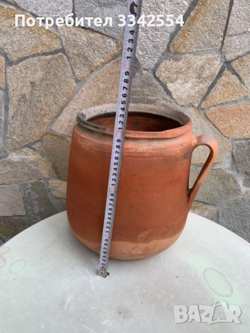 ДЕЛВА СТАРИННА КЕРАМИКА ГЛЕЧ ЗА ИНТЕРИОР ИЛИ ЗА ПОЛЗВАНЕ, снимка 2 - Други ценни предмети - 51500375