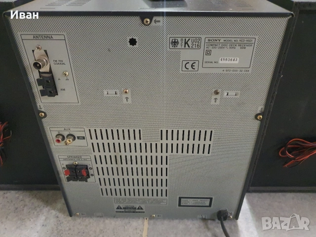 Мини уредба Sony MHC-501, снимка 10 - Аудиосистеми - 54200260