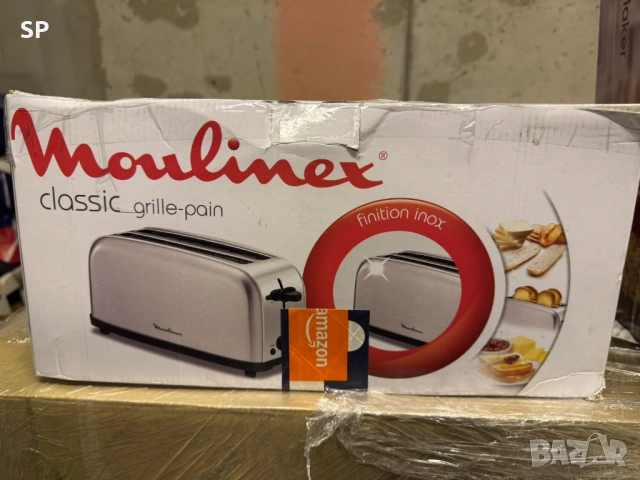 НОВ Тостер Moulinex Classic LS330D11 2 Tostadora 1400W, снимка 4 - Тостери - 53944247