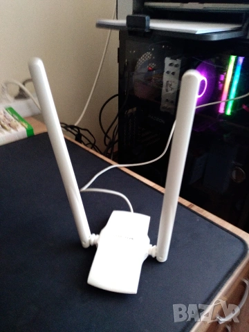 USB WI-FI адаптер, мрежова карта MERCUSYS MW300UH 300Mbps