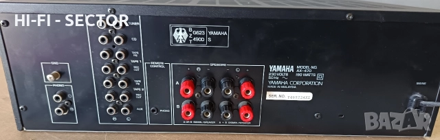 Yamaha усилвател , снимка 4 - Ресийвъри, усилватели, смесителни пултове - 52738394