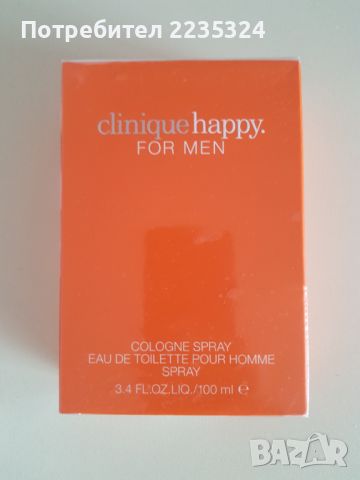 Нов Clinique Happy 100ml EDT, снимка 1 - Мъжки парфюми - 45528191