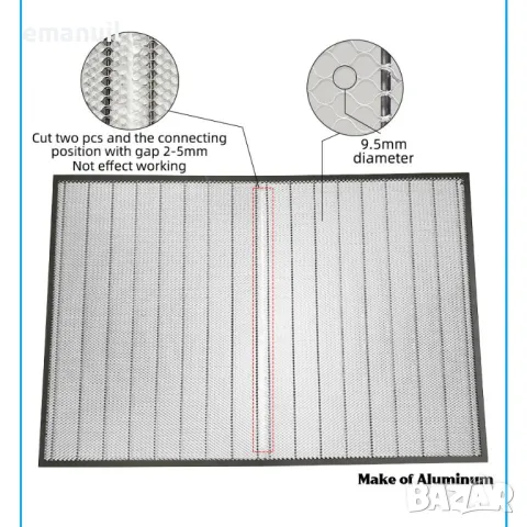 Пчелна пита ATOMSTACK SCULPFUN различни размери CNC лазер лазерно гравиране рязане, снимка 16 - Други машини и части - 36524603