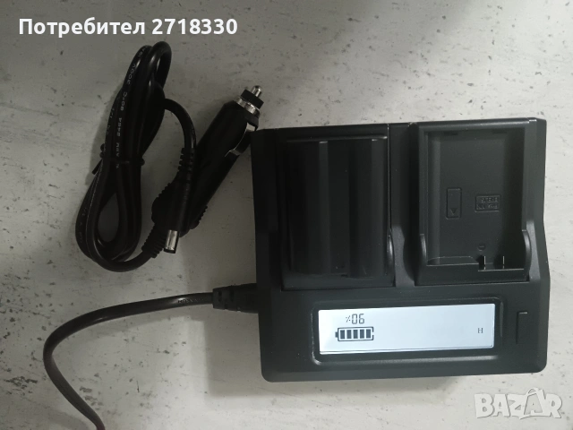 Продавам двойно зарядно за Nikon EN-EL15 , снимка 2 - Батерии, зарядни - 53742576