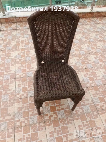 Качествен ратанов стол - 6 бр.