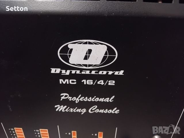 Dynacord MC 24/4/2 Mixer 1980's, снимка 5 - Ресийвъри, усилватели, смесителни пултове - 46080246