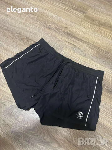 Оригинални Мъжки  шорти Diesel, Черен, Размер XXL, снимка 4 - Спортни дрехи, екипи - 51205657